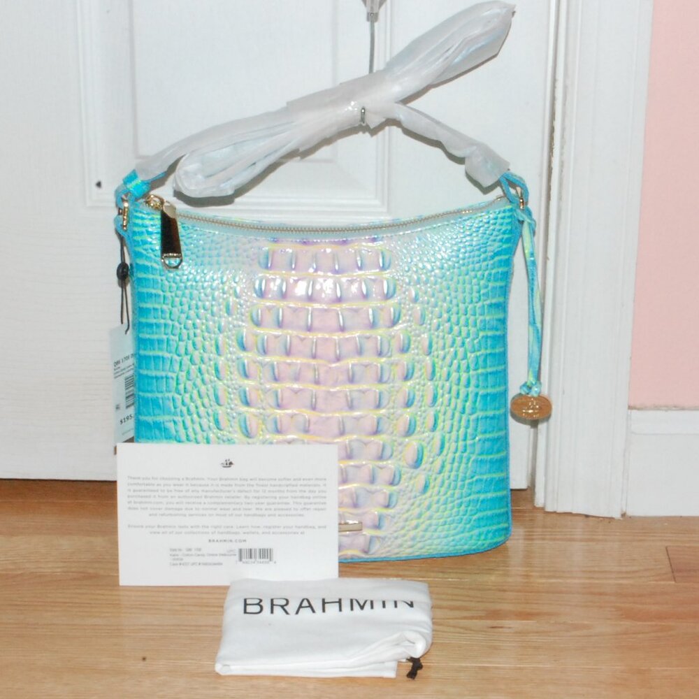 NWT Brahmin Katie Crossbody Cotton Candy Ombre Melbourne